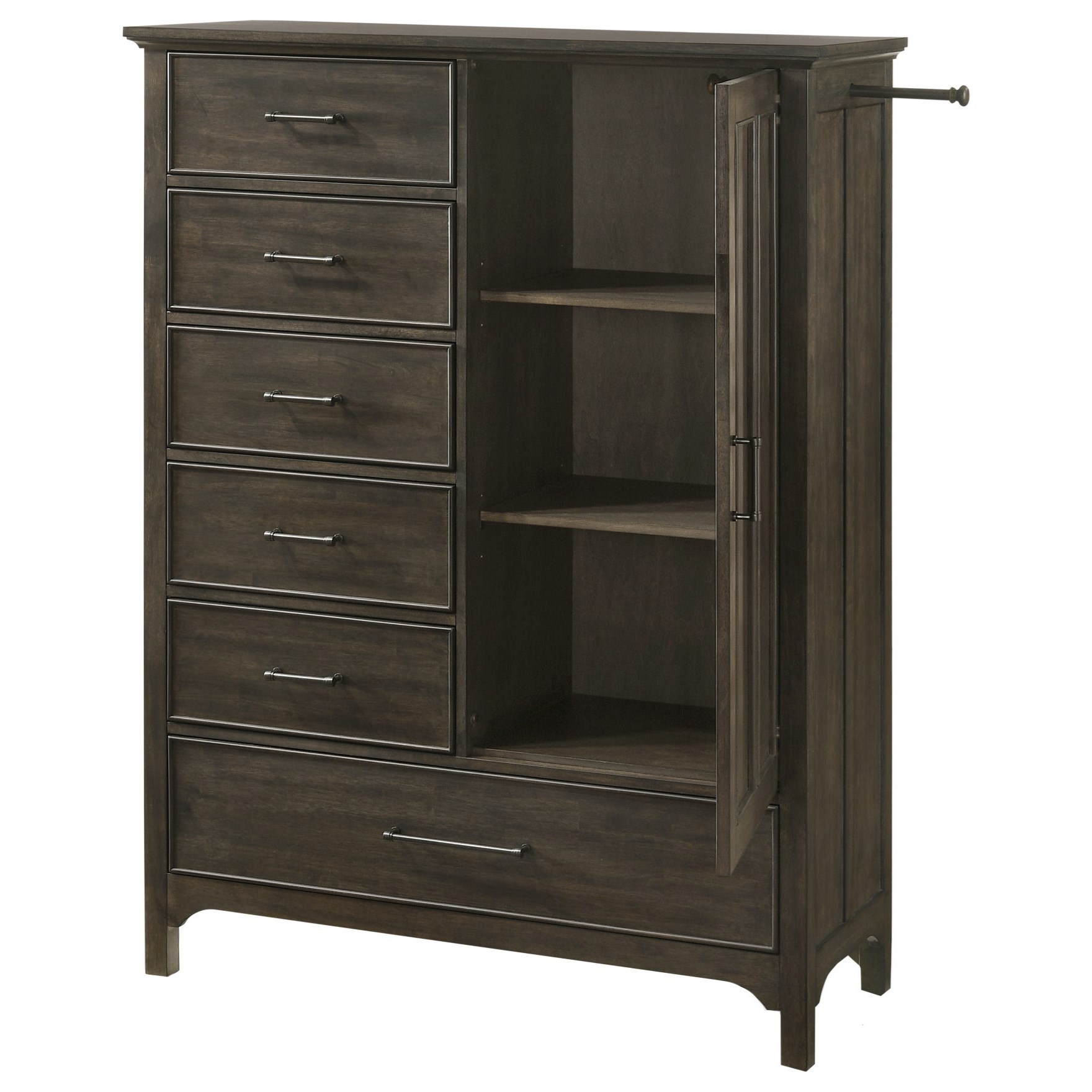 Intercon Hawthorne Contemporary Gentleman's Chest with CedarLined